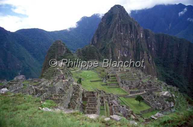 perou 01.JPG - Vue du Machu PicchuSite archéologiquePérou